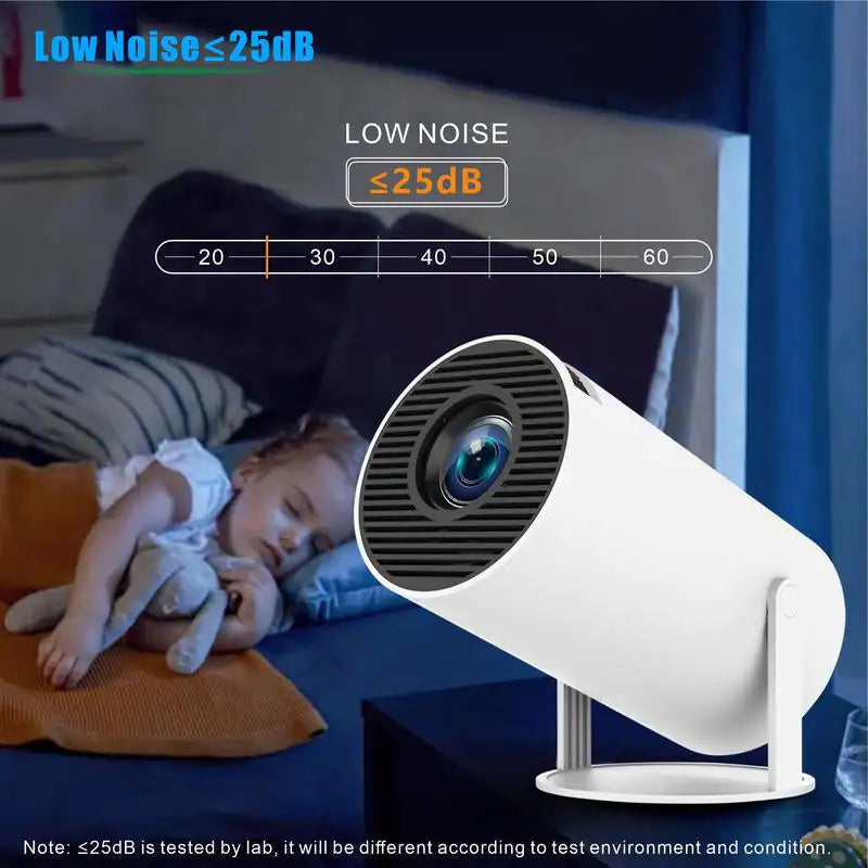 Frost Haven™ Portable Projector with Remote Control